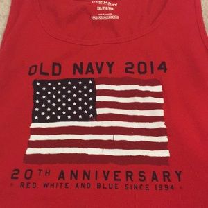 Women red tank top